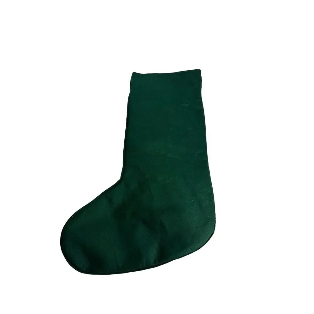 Jumbo Felt Christmas Stocking Applique Angel Harp Hearts